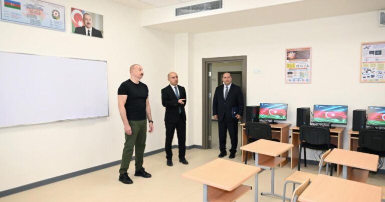 Ağdam şəhər 1 nömrəli tam orta məktəbin binasının açılışı olub – Fotolar