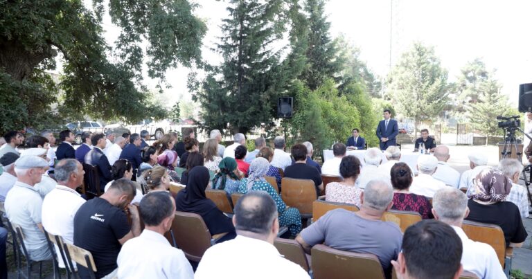 Elnur Rzayev Ləcət kəndində sakinlərin müraciət və təklifləri dinləyib – FOTOLAR