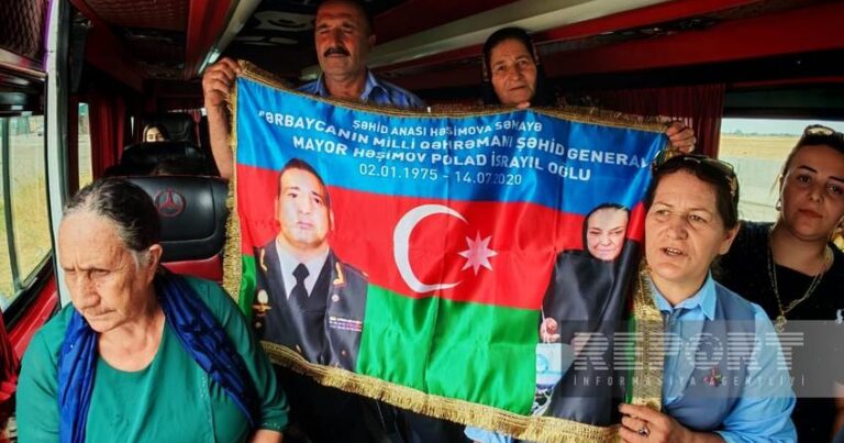 Ağdərənin Vəngli kəndinə ilk köç yola salınıb
