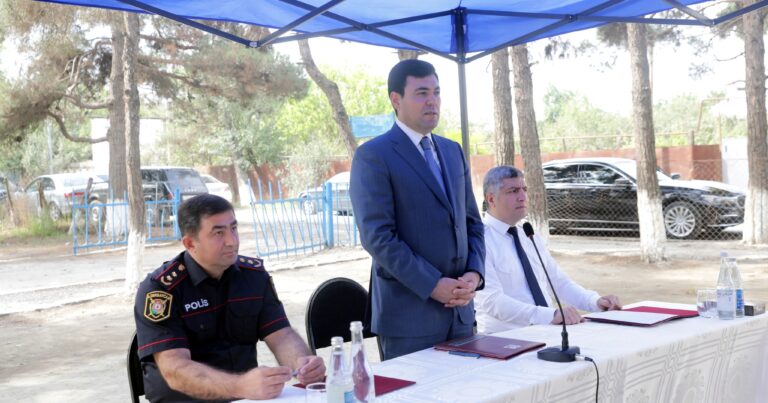 Elnur Rzayev Yalama kəndində səyyar qəbul keçirib – FOTOLAR
