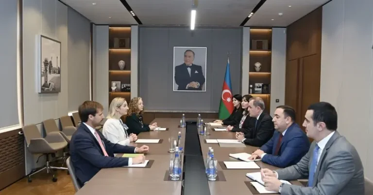 Ceyhun Bayramov ABŞ rəsmisi ilə beynəlxalq təhlükəsizliyi müzakirə edib