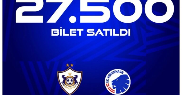 “Qarabağ”ın oyununa 27 500 bilet satılıb