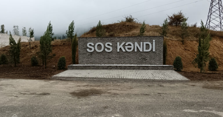 Sos kəndində yaşayışa yararlı evlərin sayı AÇIQLANDI