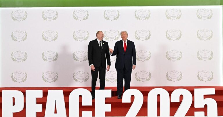 İlham Əliyevlə Tramp arasında maraqlı dialoq – VIDEO İlham Əliyevlə Tramp arasında maraqlı dialoq – VIDEO