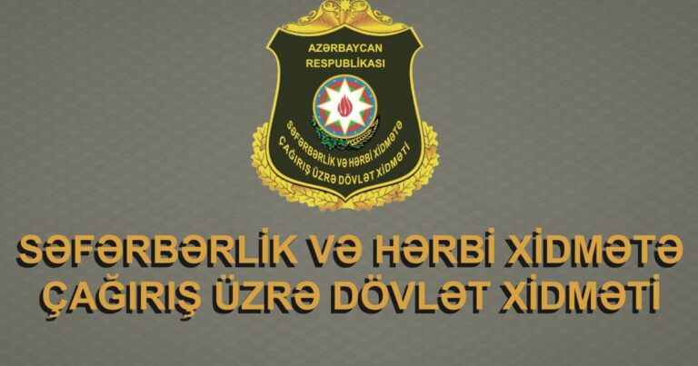 Səfərbərlik Xidməti Baş Prokurorluğa müraciət edib