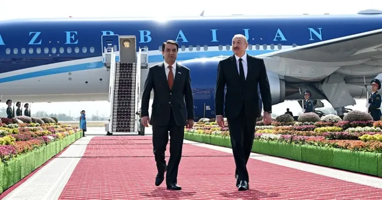 Prezident İlham Əliyev Tacikistana səfərə gəlib