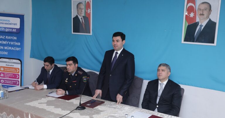 Elnur Rzayev Əhmədoba kəndində səyyar görüş keçirdi – FOTOLAR