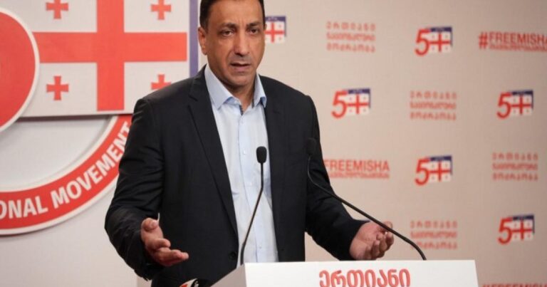 Saakaşvilinin partiyası “Gürcü Arzusu” ilə məhkəmə çəkişməsinə başlayır