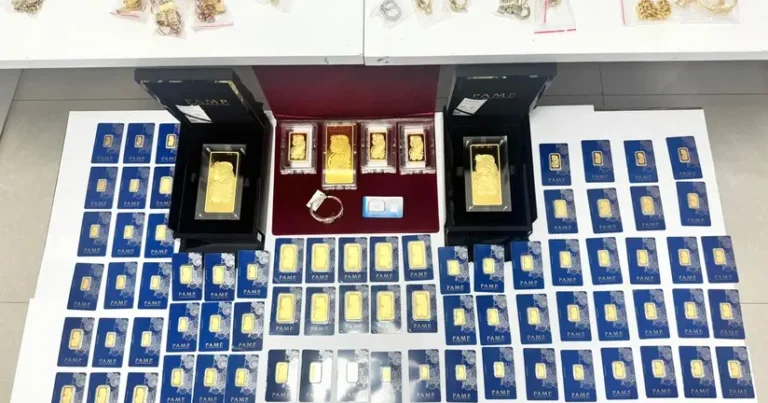 Azərbaycana qanunsuz 11 kiloqrama yaxın qızıl gətirilməsinin qarşısı alınıb