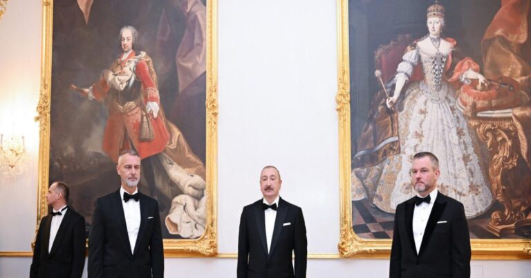 Bratislavada Prezident İlham Əliyevin şərəfinə rəsmi ziyafət verilib