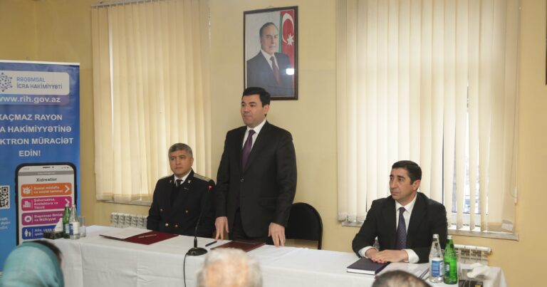 Elnur Rzayev Qaraqurtlu kəndində növbəti səyyar qəbul keçirib – FOTOLAR