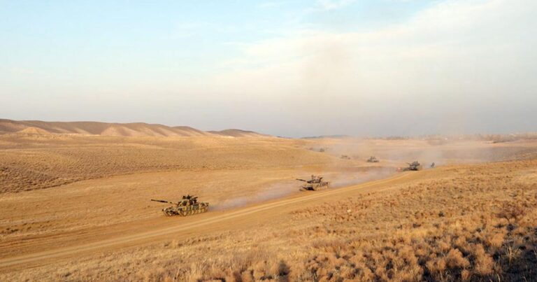 Azərbaycan Ordusunda taktiki təlim keçirilib