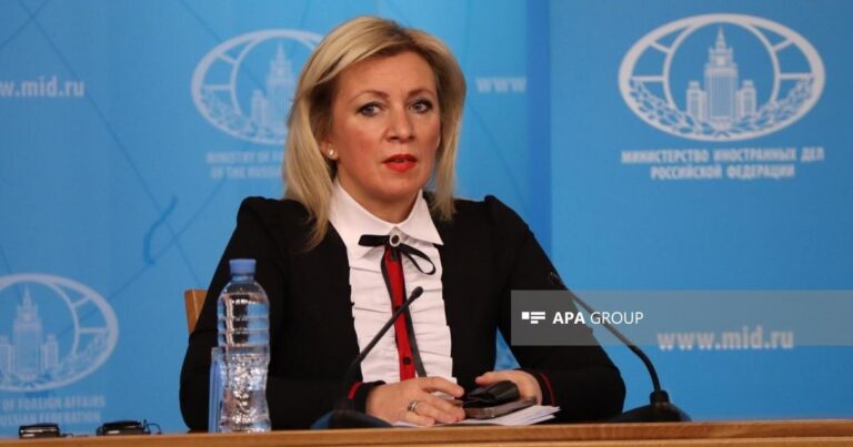 “İrəvanda Rusiyanın Ermənistan dəmir yollarına yatırdığı investisiyalar unudulub” – Zaxarova