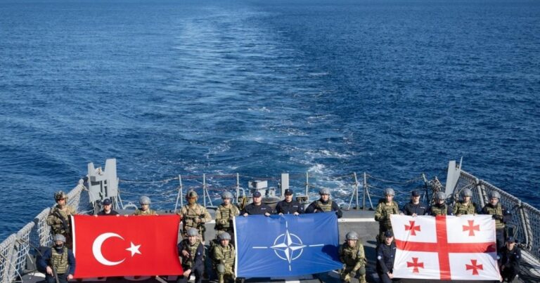 Gürcüstan və Türkiyə hərbçiləri NATO-nun dəniz təlimində iştirak ediblər