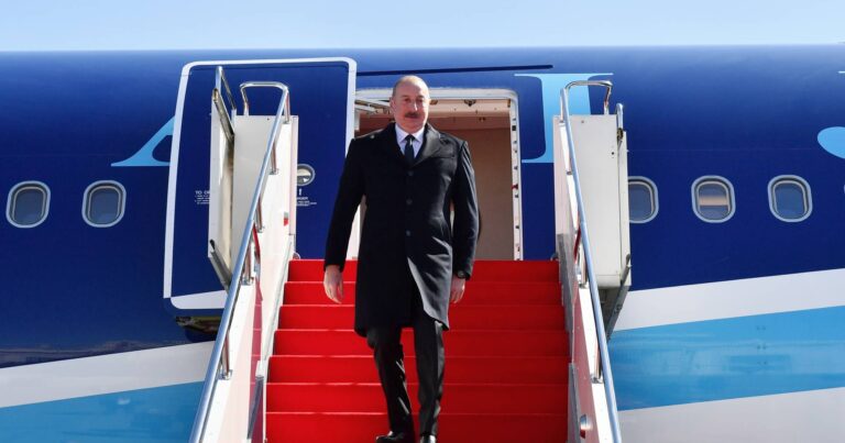 İlham Əliyevin ABŞ-a səfəri başa çatdı