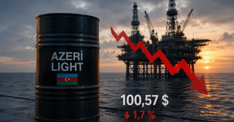 Azərbaycan neftinin qiyməti 100 dollara düşdü