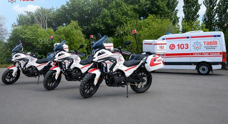 Təcili tibbi yardıma cəlb edilən motosikletlərlə bağlı detallar açıqlanıb