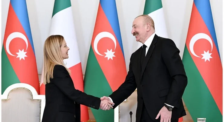 İlham Əliyev Corcia Melonini təbrik edib