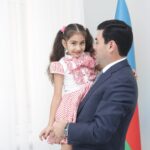 Elnur Rzayev birinci sinfə gedəcək şəhid övladları ilə görüşüb – FOTOLAR