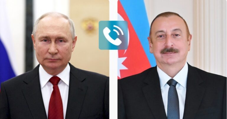 Putin İlham Əliyevə zəng etdi
