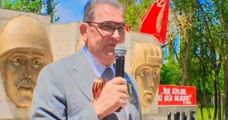 Prokuror SSRİ bayrağını qaldıran Saleh Səmədova cəza istədi